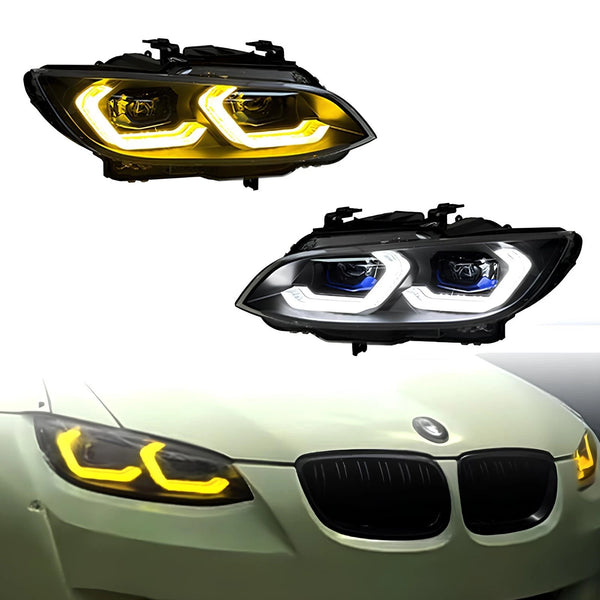 BMW E92 E93 Laser Style LED Headlights - main view