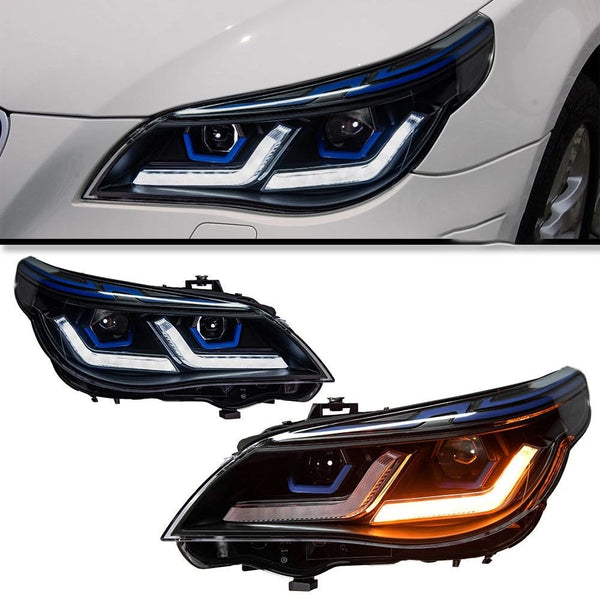 BMW E60 E61 Laser Style Headlights - main view
