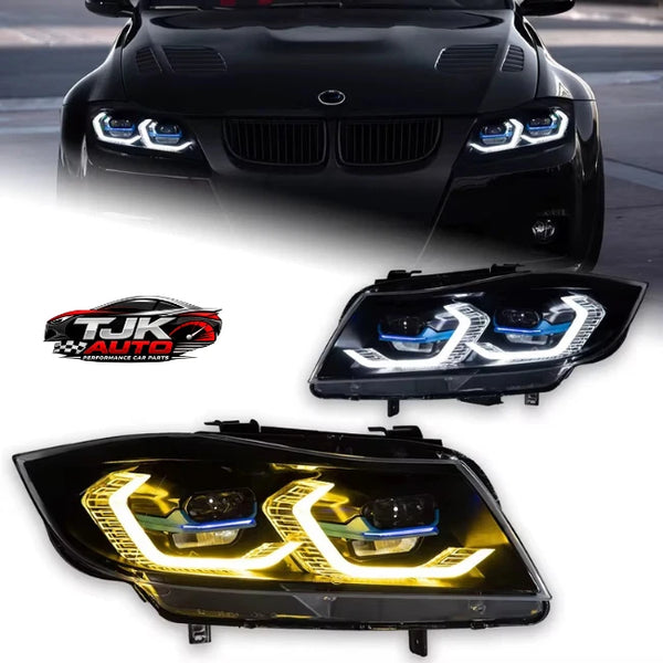 BMW E90 Laser Style LED Headlights - main view