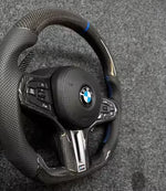 BMW G20 G80 Carbon Steering Wheel - leather grip