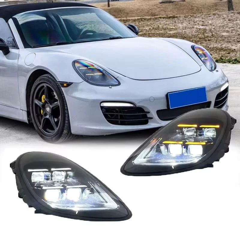 Porsche 981 718 Matrix LED Headlights - main view