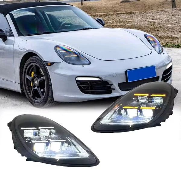 Porsche 981 718 Matrix LED Headlights - main view