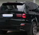 BMW X5 E70 LCI LED Tail Lights - close up