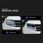 VW Amarok LED headlight - detail