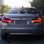 BMW F10 M5 LED tail lights - angle view