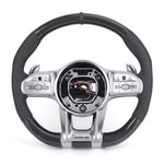Mercedes-AMG steering wheel - leather stitching