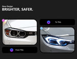 BMW F30 F31 Dynamic Facelift Headlights - DRL