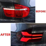 BMW X5 E70 LCI LED Tail Lights - rear face