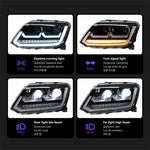 VW Amarok LED headlight - DRL signature
