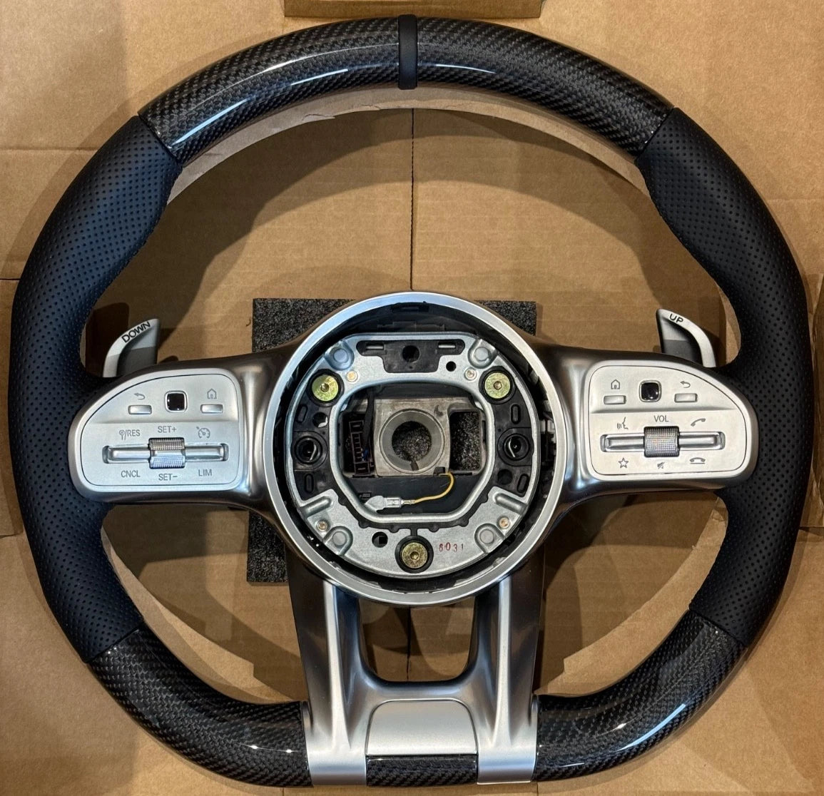 Mercedes AMG Carbon Steering Wheel - main view