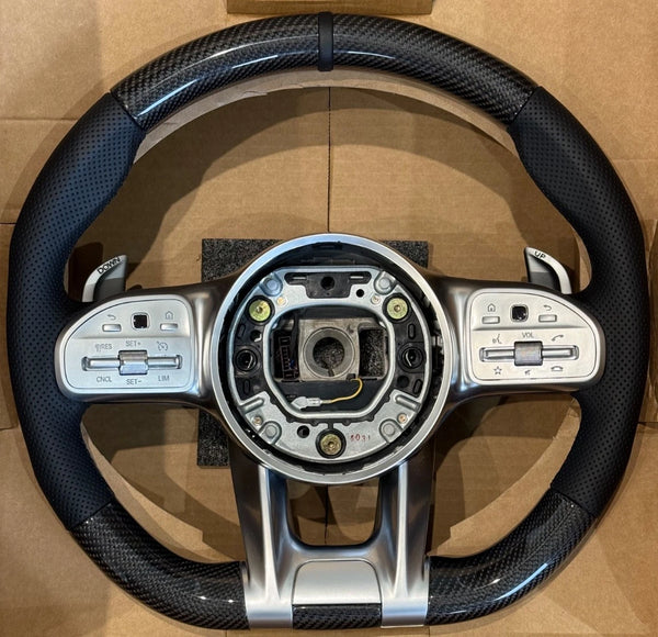 Mercedes AMG Carbon Steering Wheel - main view