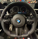 BMW F Series Flat Bottom Black Steering Wheel - main view