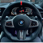 BMW Flat Bottom Custom Leather Steering Wheel - main view