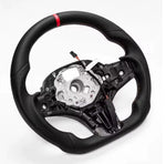 BMW Flat Bottom Custom Leather Steering Wheel - flat bottom detail