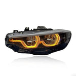 BMW F32 F36 Ikon V3 LCI Headlights - close up