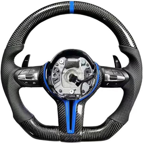 BMW F Series Flat Bottom Carbon Steering Wheel - main view