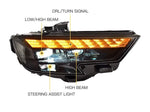 Audi A3 8V Facelift LED Headlights - angle