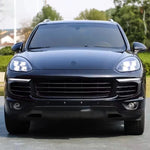 Porsche Cayenne 958 Matrix Headlights - close up