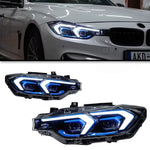 BMW F30 F31 Dynamic Facelift Headlights - main view