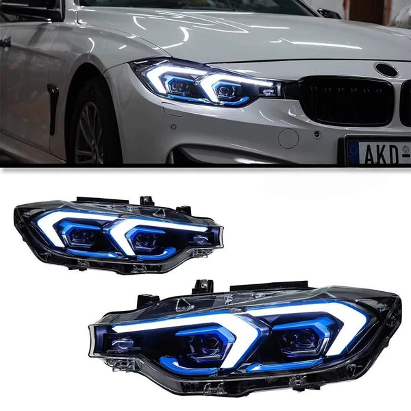 BMW F30 F31 Dynamic Facelift Headlights - main view